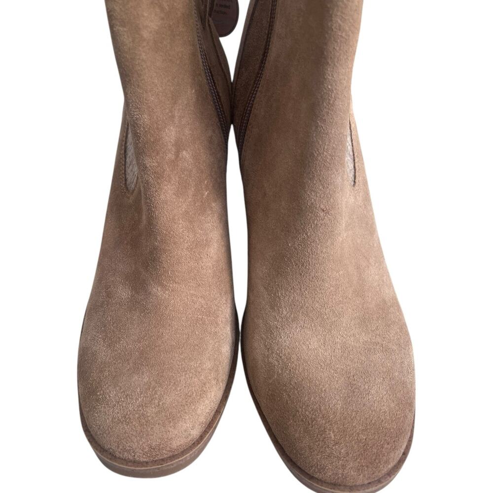 Sofft MONICA Suede Ankle Wedge Bootie Waterproof Boots | Sz 9, Barley Tan *READ* - Picture 7 of 10